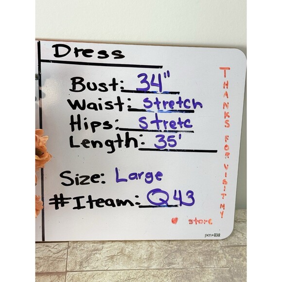 NEW Dear Scarlett Multi Color Print Tank Dress Size L - Picture 12 of 16